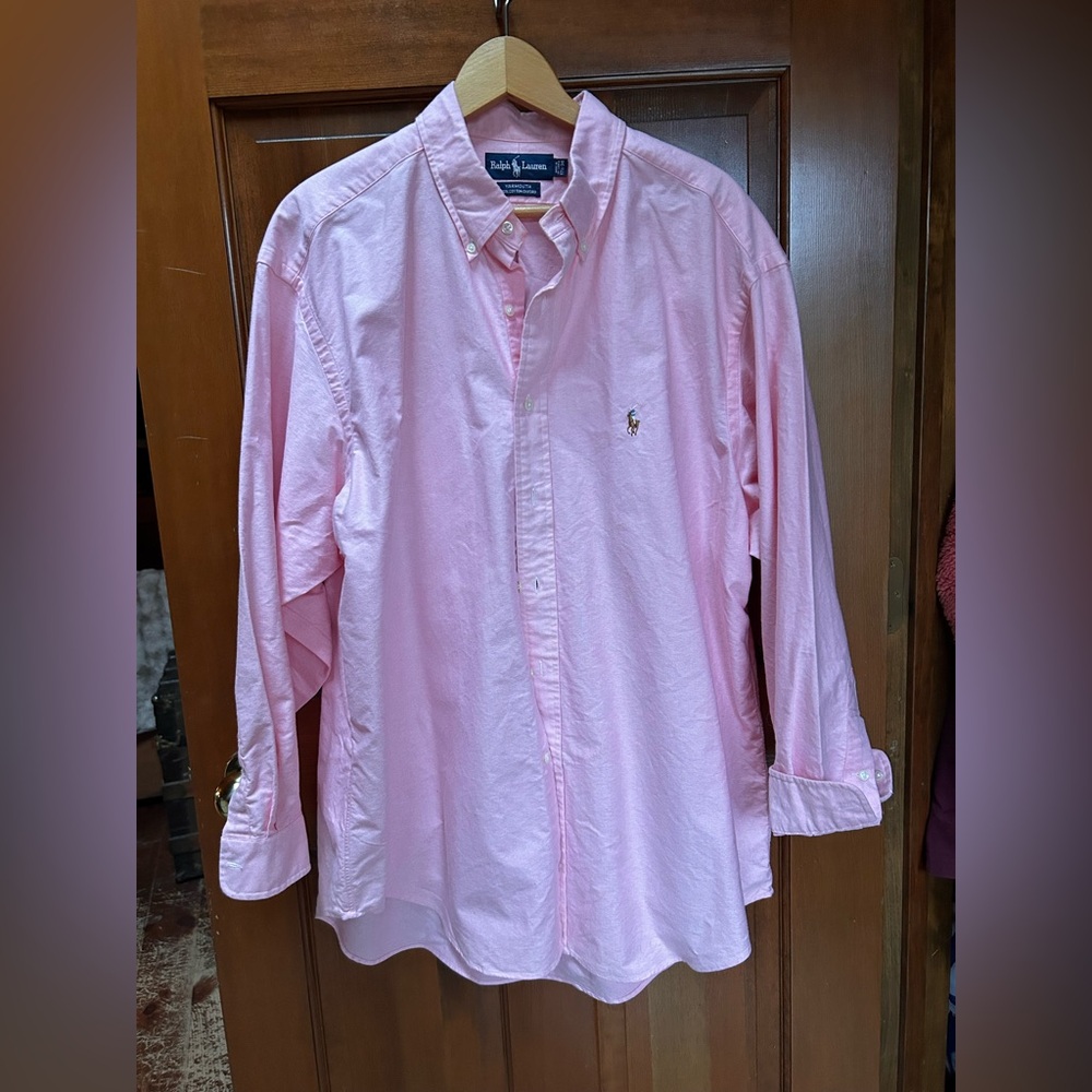 Ralph Lauren Pink Button Down Shirt